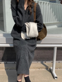 Bequemes Pulloverkleid