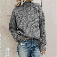 Bequemer Gestrickter Damenpullover - Lily