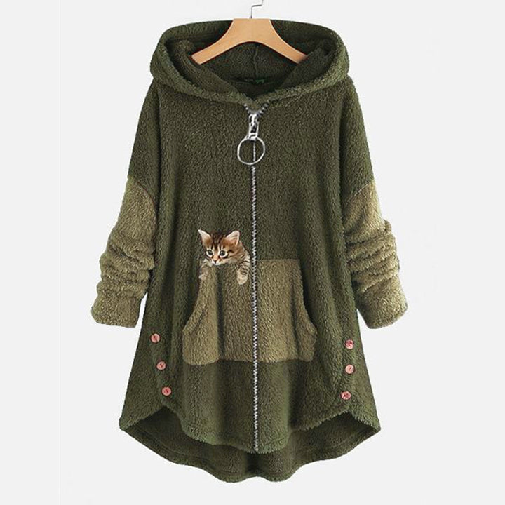 Verspielter Teddy-Mantel - Maja
