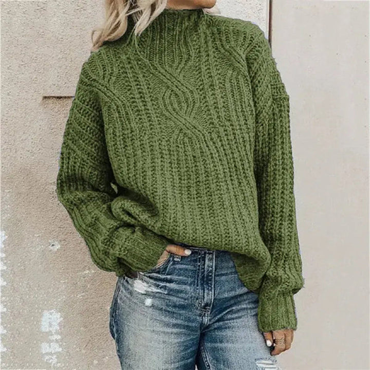 Bequemer Gestrickter Damenpullover - Lily