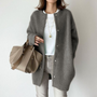 Damen Cardigan mit langen Ärmeln und Taschen – Liora