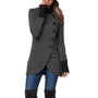 Damen-Übergangsjacke mit asymmetrischem Verschluss – Isabella