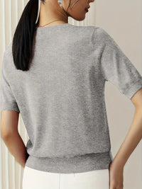 Damen Pullover mit kurzen Ärmeln – Mila