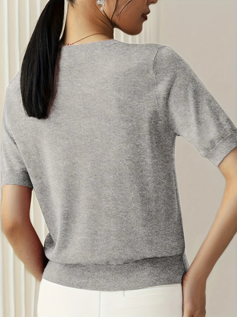 Damen Pullover mit kurzen Ärmeln – Mila
