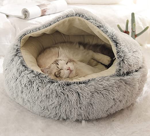 Cozy cat & dog bed | Warm, Soft & Safe