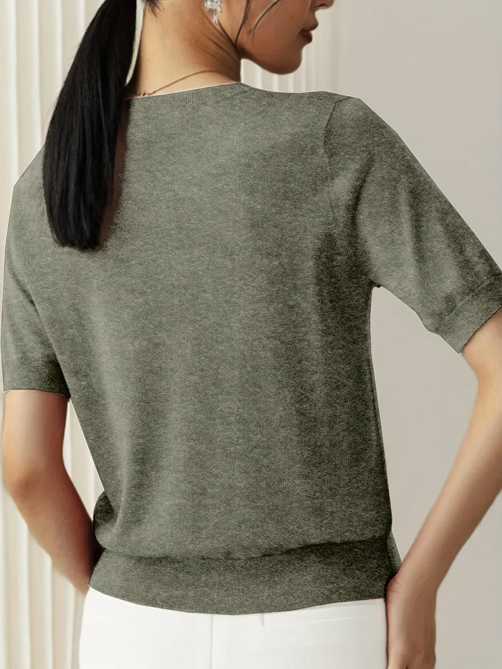 Damen Pullover mit kurzen Ärmeln – Mila