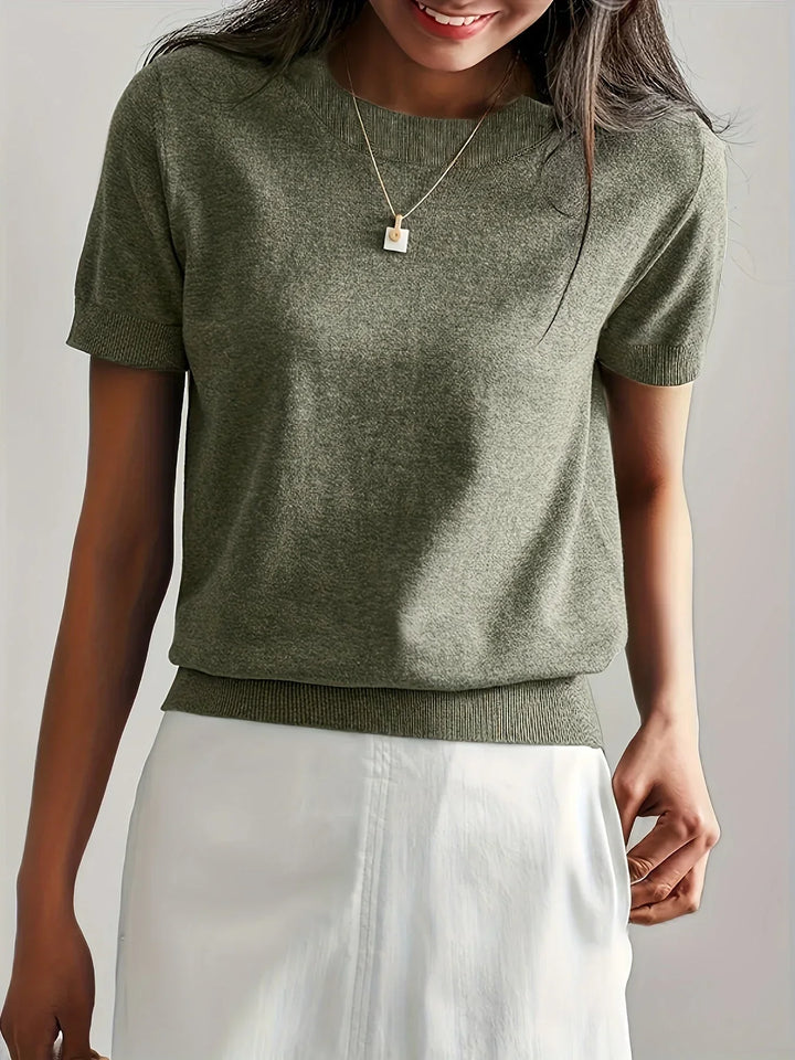 Damen Pullover mit kurzen Ärmeln – Mila