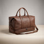Grote Leren Weekend Tas - Voyagely