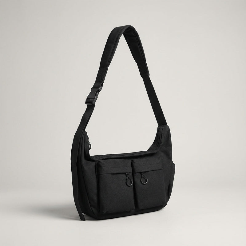 Grote Canvas Crossbody Tas - UrbanLoom