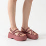 Grove Platformsandalen Met Enkelbandjes - Olga