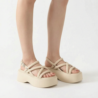 Grove Platformsandalen Met Enkelbandjes - Olga