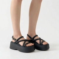 Grove Platformsandalen Met Enkelbandjes - Olga