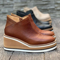 Bequeme Plateau-Stiefeletten – Mira