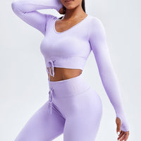 Rikky Geripptes Fitness Set | Ideal für alle Sport- und Yogaaktivitäten!