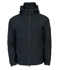 Herren Softshelljacke mit Kapuze - Titan