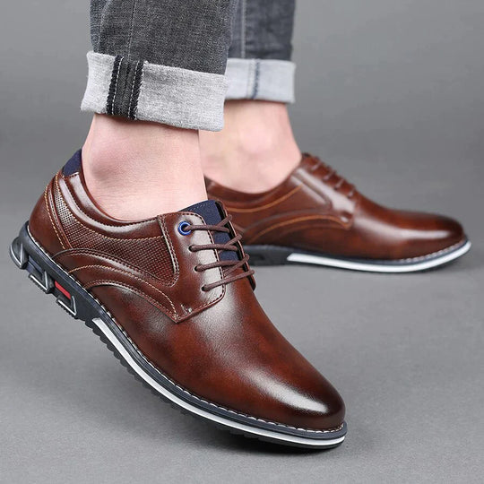 Orthopädische Herrenschuhe aus Leder – Finn