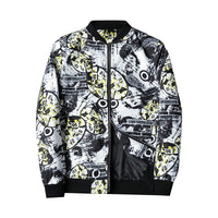 Herren Bomberjacke mit abstraktem Muster - Enzo