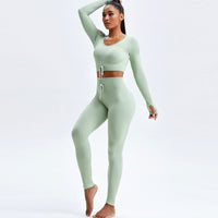 Rikky Geripptes Fitness Set | Ideal für alle Sport- und Yogaaktivitäten!