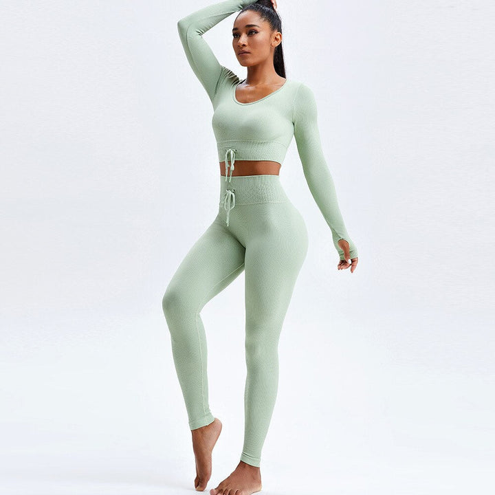 Rikky Geripptes Fitness Set | Ideal für alle Sport- und Yogaaktivitäten!