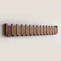 Wooden Wall Coat Rack – Foldable Hooks with Minimalist Design 7