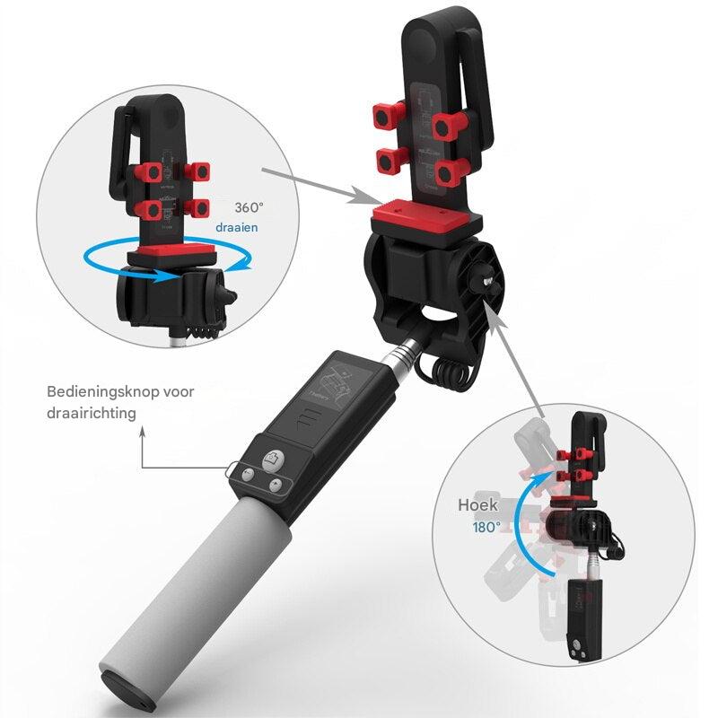 Bluetooth Selfie Stick met 360° Rotatie – SpinShot