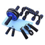 4-teiliges Home-Workout Set | Springseil, Ab-Rad, Liegestützgriffe & Handtrainer