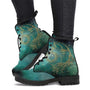 Damen-Kurzstiefel mit Herbstblatt- und Mondmuster - Selene