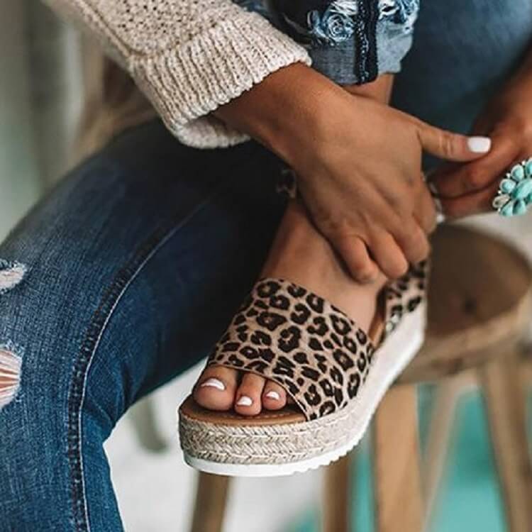 Modische Damen Espadrille Sommerschuhe – Liv