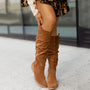 Stilvolle kniehohe Winterstiefel für Damen - Frost