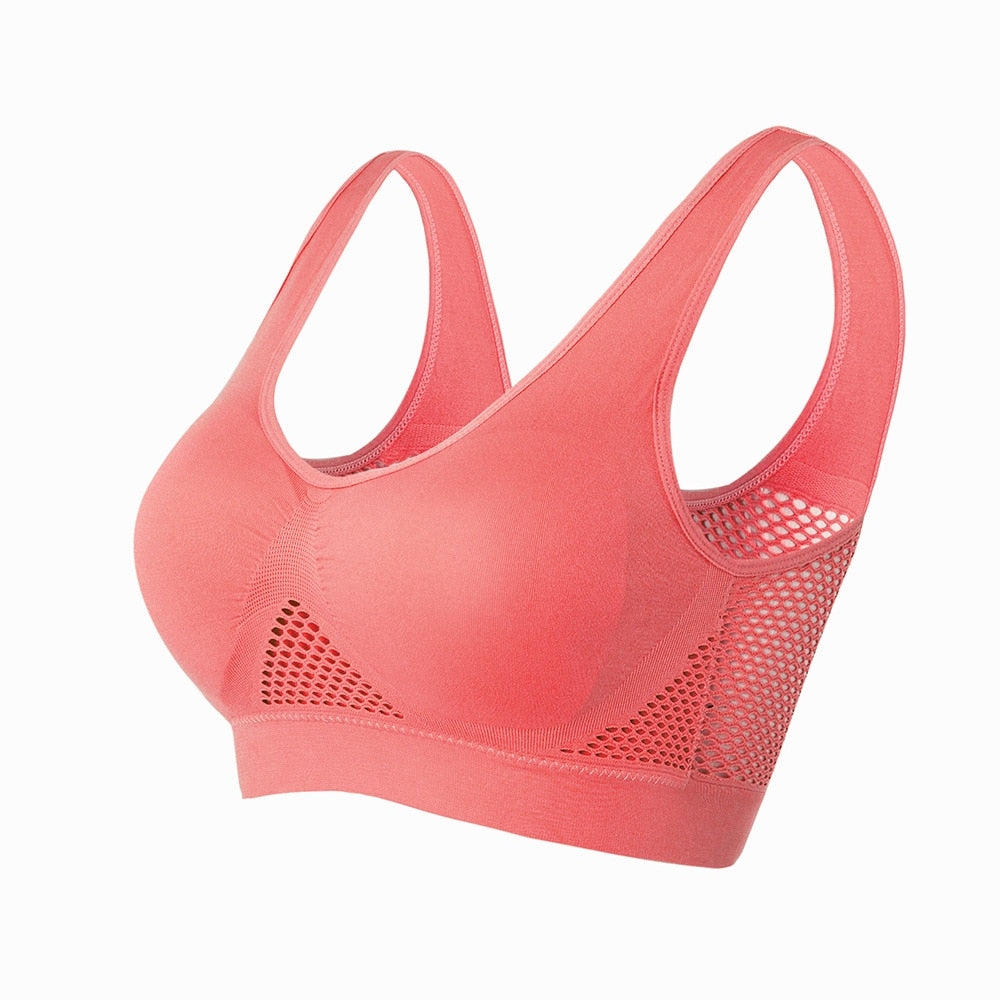 Ademende Mesh Sport BH - Sofia