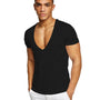 Lässig und figurbetontes Herren V-Ausschnitt T-Shirt – Jonas