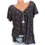Damen Boho Sommerbluse mit Blumenmuster - Celeste