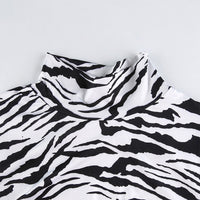 Floor Croptop | Mit offenem Rücken & Rollkragen
