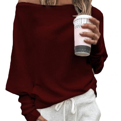 Trendiger Gestrickter Off-Shoulder Damenpullover - Sophie