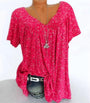 Damen Boho Sommerbluse mit Blumenmuster - Celeste