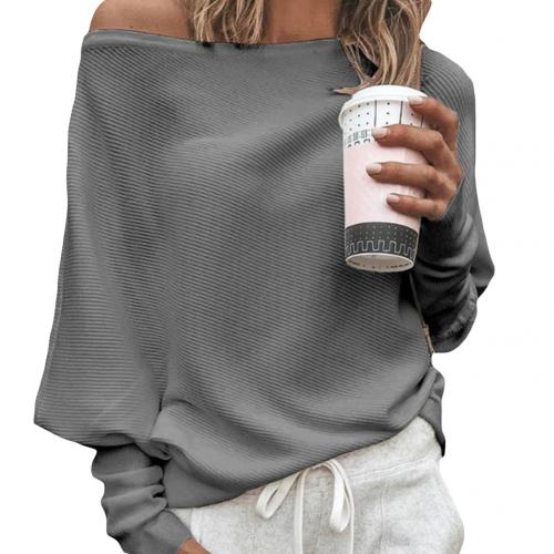Trendiger Gestrickter Off-Shoulder Damenpullover - Sophie