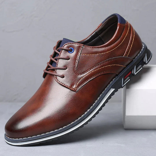 Orthopädische Herrenschuhe aus Leder – Finn