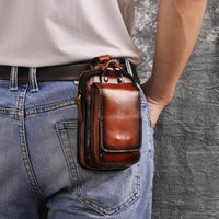 Leder Herren Bauchtasche - LeatherGuard Pro