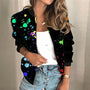 Lina Blumen Bomberjacke | Vintage & Lässig