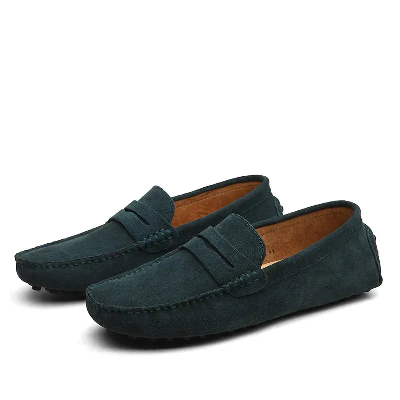 Italienische Wildleder-Loafer - Lorenzo