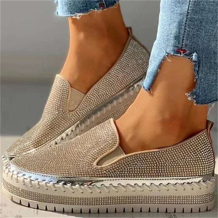 Glänzender Damen-Loafer mit Komfortsohle – Teyla