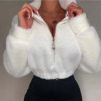 Alice Plüschpullover | Crop-Design & super weich