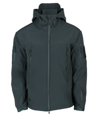 Herren Softshelljacke mit Kapuze - Titan