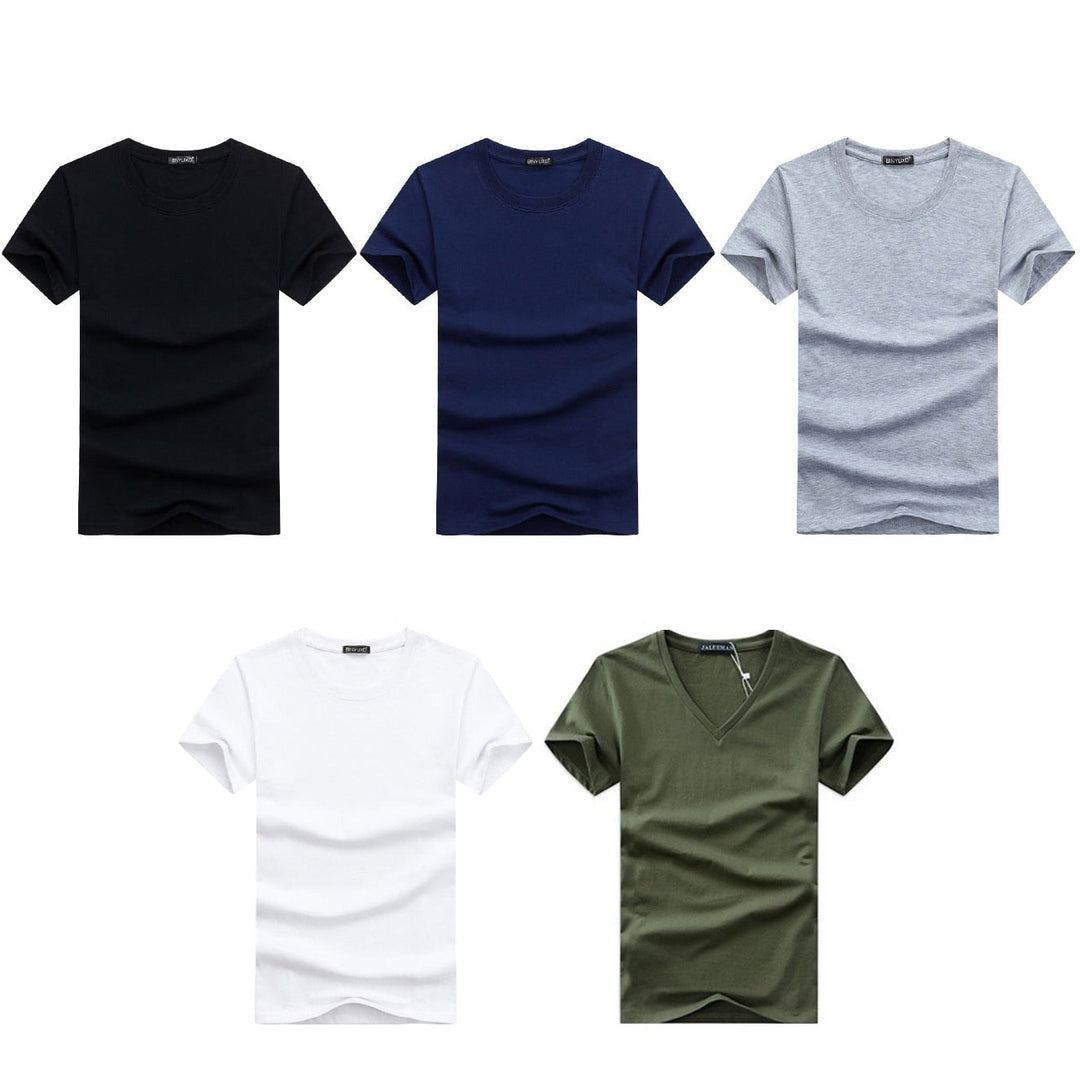 Slim Fit V-neck T-shirt men – Jonas