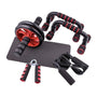 4-teiliges Home-Workout Set | Springseil, Ab-Rad, Liegestützgriffe & Handtrainer