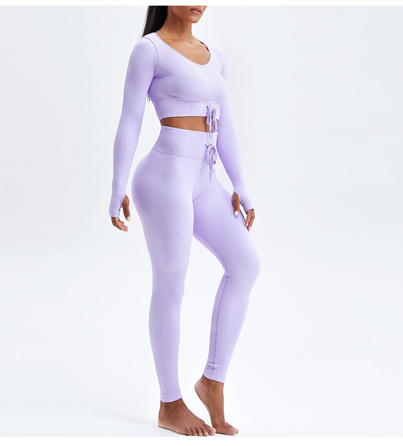 Rikky Geripptes Fitness Set | Ideal für alle Sport- und Yogaaktivitäten!