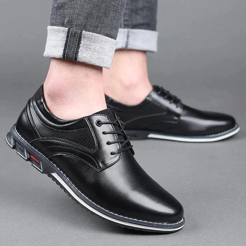 Orthopädische Herrenschuhe aus Leder – Finn