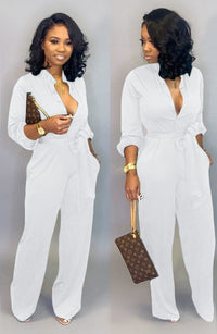 Stilvoller Jumpsuit mit langen Ärmeln - Nola