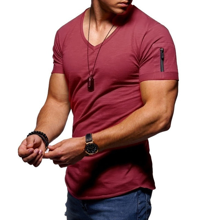 Herren V-Ausschnitt Sportshirt – Milan