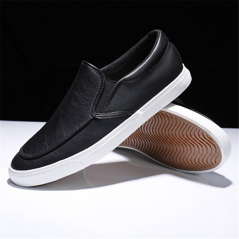 Leren Heren Slip-On Sneakers – Jonas